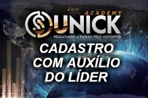 CADASTRO COM AUXILIO DO LIDER UNICK FOREX